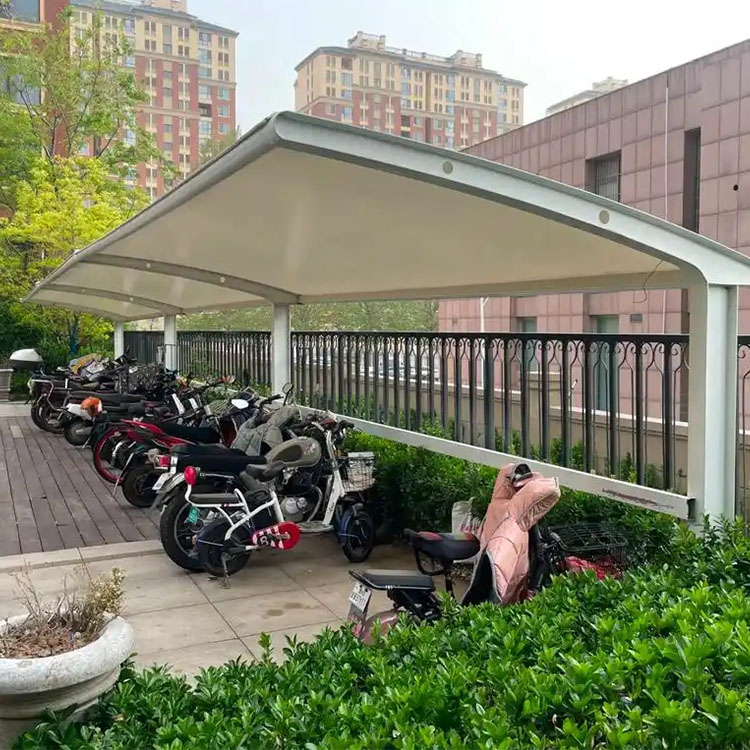 和静县膜结构电动车棚